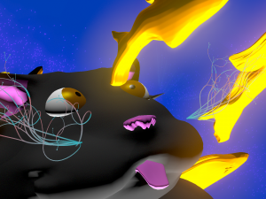 fat cat dreaming 3D-Modell
