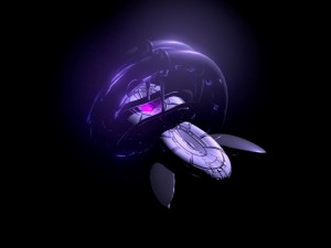 alcubierre sci fi spaceship and blackhole Modelo 3D