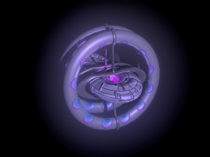 alcubierre sci fi spaceship and blackhole Modelo 3D