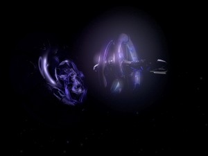 alcubierre sci fi spaceship and blackhole Modelo 3D