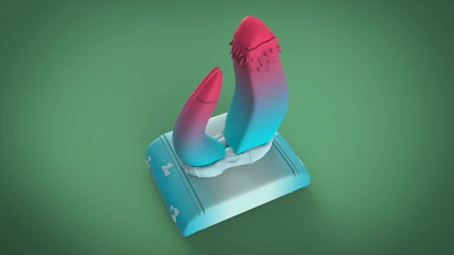 brinquedo de roleplay do rei cobra impress&atilde;o 3d 2 em 1 paus reais com tes&atilde;o Modelo de Impressão 3D .c4d .max .obj .3ds .fbx .stl .blend 