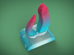 snake king roleplay toy 3d print 2 in 1 horny royal dicks 3D Print Model