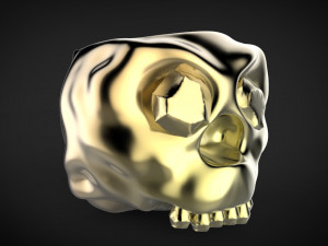 scull cup gameready 3D मॉडल