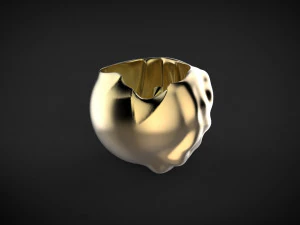 scull cup gameready 3D Model