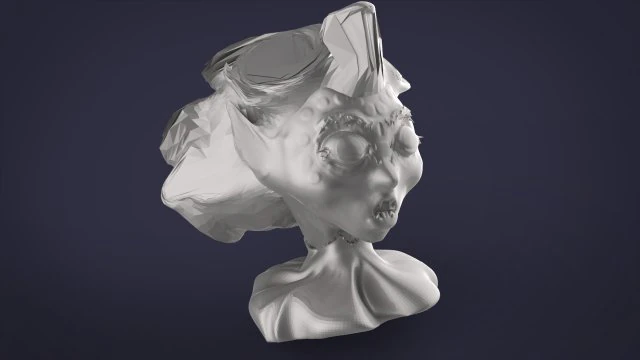 sleeping pixie 3d printable 3D Print Model .c4d .max .obj .3ds .fbx .stl .blend 