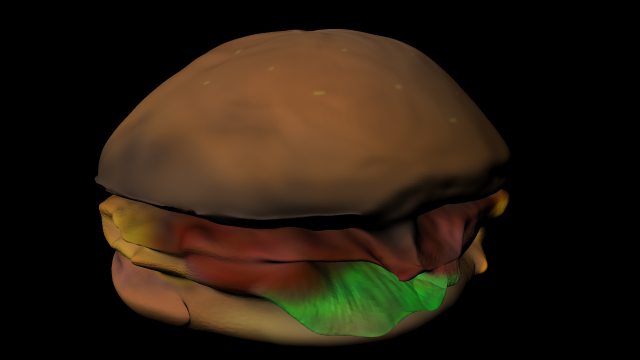 burger gameready Modelo 3D .c4d .max .obj .3ds .fbx .stl .blend 