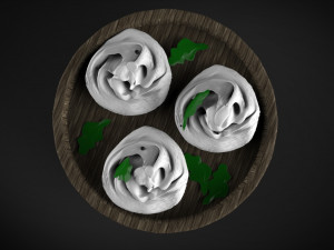 khinkali gameready 3D मॉडल