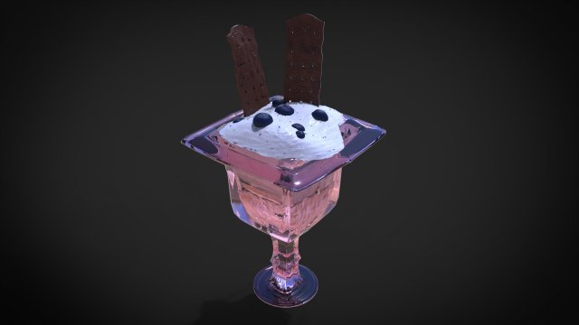 sweet icecream gameready Modelo 3D .c4d .max .obj .3ds .fbx .stl .blend 