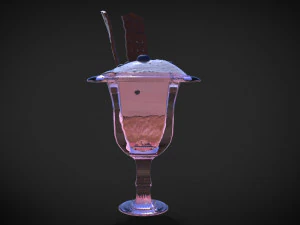 sweet icecream gameready 3D Model