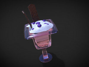sweet icecream gameready Modelo 3D