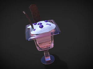 sweet icecream gameready 3D Model