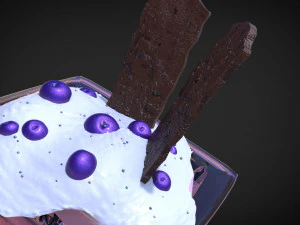 sweet icecream gameready 3D Model