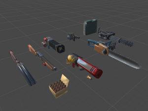 classic shooter pack Modello 3D