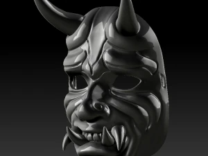 masque oni Modèles 3D en vedette
