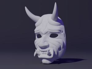 Oni Mask 3D 打印模型