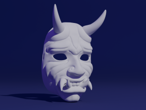 Oni Mask 3D 打印模型