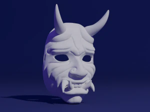 Oni Mask 3D Print Model