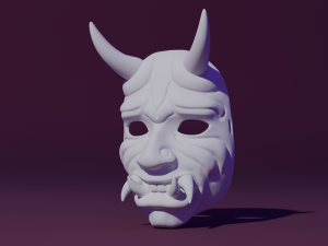 Oni Mask 3D 打印模型