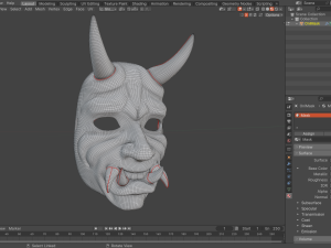 Oni Mask 3D 打印模型