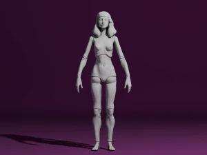 Lalka z przegubem kulowym Model do druku 3D