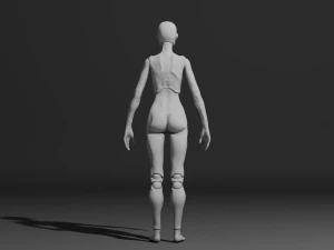 Lalka z przegubem kulowym Model do druku 3D