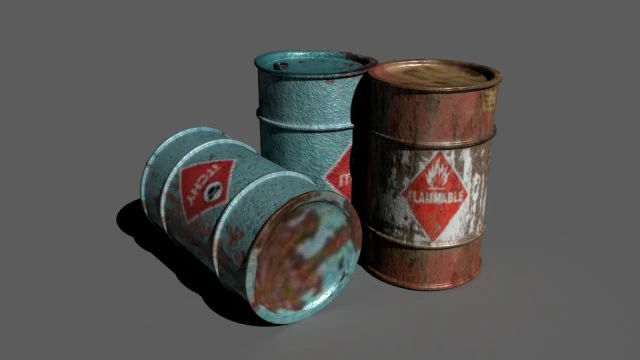 3d barrel 3D Model .c4d .max .obj .3ds .fbx .stl .blend 