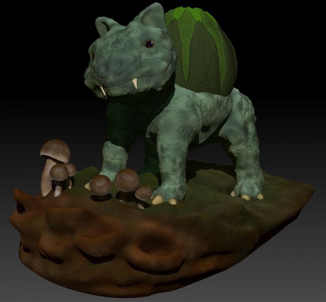 bulbasaur realistic 3d 3D Baskı Modeli .c4d .max .obj .3ds .fbx .stl .blend 