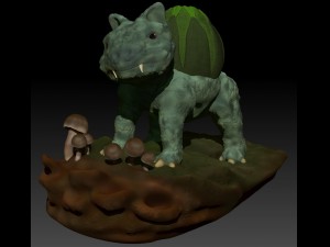 bulbasaur realistic 3d 3D-printmodel