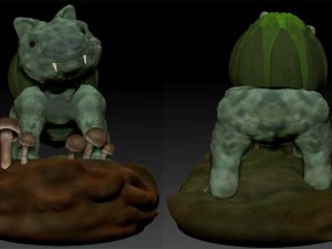 bulbasaur realistic 3d 3D Print Model
