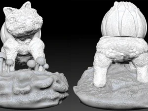 bulbasaur realistic 3d 3D Print Model