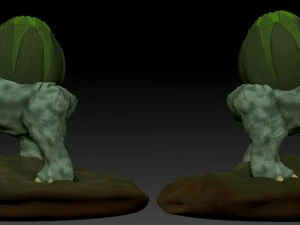 bulbasaur realistic 3d 3D Print Model