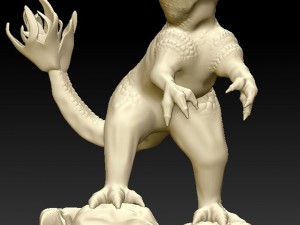 chamander realistic 3d Model do druku 3D
