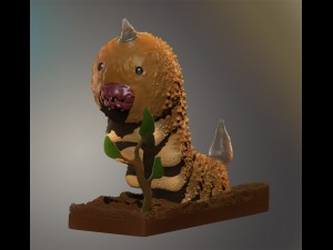 weedle realistic 3d 3D-printmodel