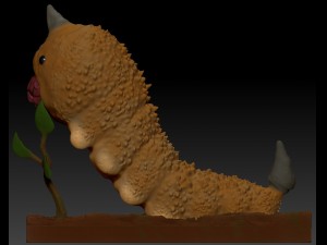 weedle realistic 3d 3Dプリントモデル
