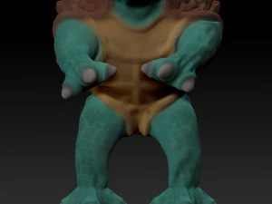 squirtle realistic 3d 3D Print Model