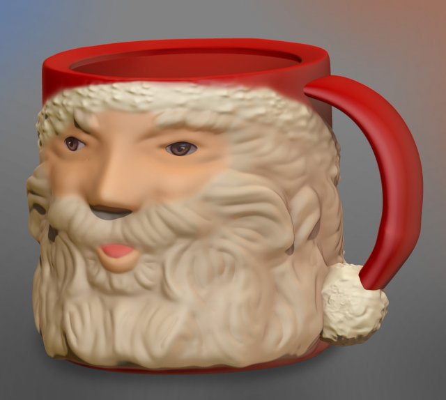 noel christmas jug 3Dプリントモデル .c4d .max .obj .3ds .fbx .stl .blend 