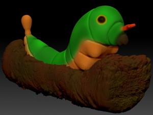 caterpie realistic 3d 3D Print Model