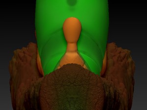 caterpie realistic 3d 3D Baskı Modeli