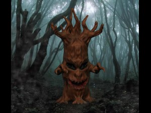 haunted tree 3d 3D Print Model