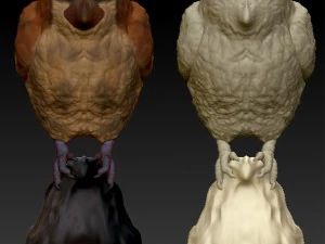 pidgey realistic 3d 3D Print Model