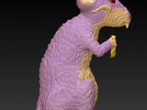 rattata realistic 3d 3Dプリントモデル