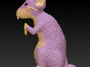 rattata realistic 3d 3D Print Model