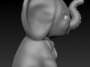 baby elephant for printing 3Dプリントモデル