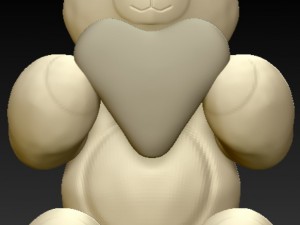 teddy bear for valentines 3Dプリントモデル