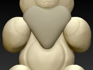 teddy bear for valentines 3D Print Model