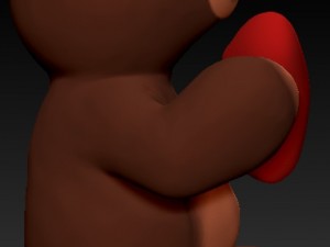 teddy bear for valentines 3Dプリントモデル