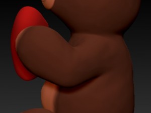 teddy bear for valentines 3Dプリントモデル