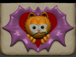 garfield box sanvalentin 3D Print Model