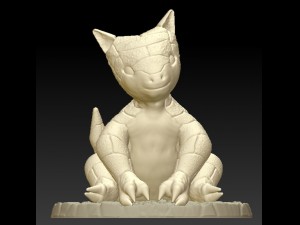sandshrew realistic 3d Model Cetak 3D