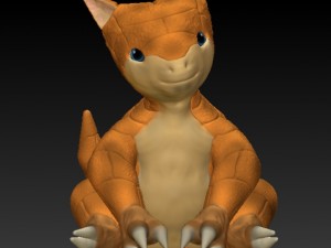 sandshrew realistic 3d Model Cetak 3D